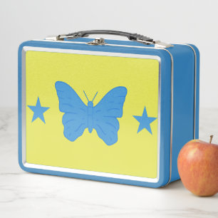 Metalen roestvrijstalen lunchbox met vlag van Bady