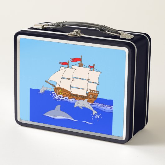 Metalen rondzenddoos voor poppen (Voorkant)