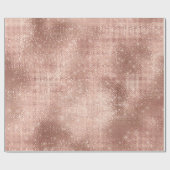 Metalen Roos Blush Skinny Spark Delicate Bridal 16 Cadeaupapier (Vlak)