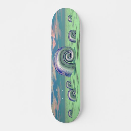 Metalen schalen - 02 persoonlijk skateboard (Voorkant)