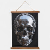 Metalen schedel hangend wandkleed (Voorkant)