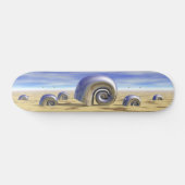Metalen Schelpen - Retro Skateboard (Horizontaal)