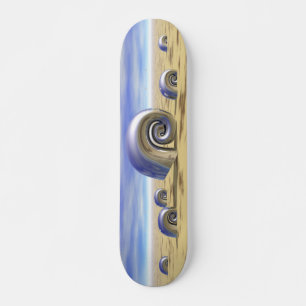 Metalen Schelpen - Retro Skateboard