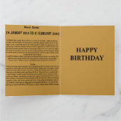 METALEN SLANG VERJAARDAG KAART (Binnen)