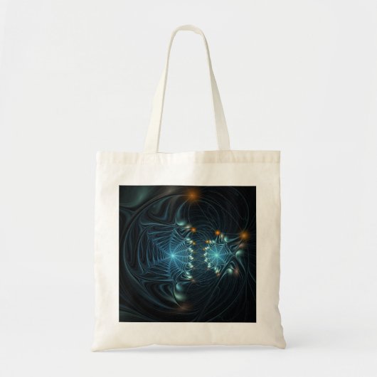 Metalen Spinnenwebben Tote Bag (Voorkant)