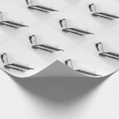  metalen stoel vol sneeuw cadeaupapier (Hoek)