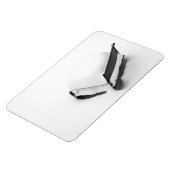  metalen stoel vol sneeuw magneet (Linkerzijde)