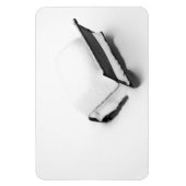  metalen stoel vol sneeuw magneet (Verticaal)