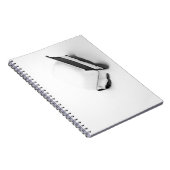  metalen stoel vol sneeuw notitieboek (Rechterzijde)