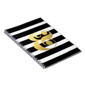 Metalen & Stripes Ampersand-laptop Notitieboek (Rechterzijde)