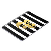 Metalen & Stripes Ampersand-laptop Notitieboek (Linkerzijde)