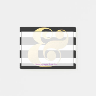 Metalen & Stripes Ampersand Post-its Post-it® Notes