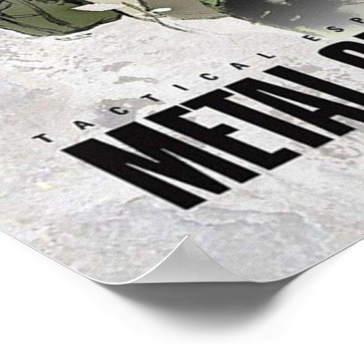 Metalen tandwielen Solid 3 Design Poster (Hoek)