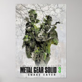 Metalen tandwielen Solid 3 Design Poster (Voorkant)