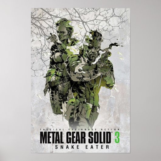 Metalen tandwielen Solid 3 Design Poster (Voorkant)