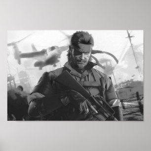 Metalen tandwielen Vaste grote bogen Poster