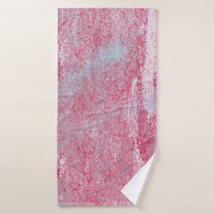 metalen textuur met krassen en abstracte barsten; badhanddoek