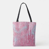 metalen textuur met krassen en abstracte barsten; tote bag (Achterkant)