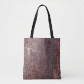 Metalen  textuur met krassen en kraakbedekking tote bag (Voorkant)