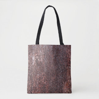 Metalen  textuur met krassen en kraakbedekking tote bag