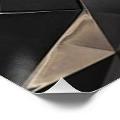 metalen textuur perfect poster (Hoek)