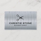 Metalen textuurrivets | De achtergrond van het pic Visitekaartje (Voorkant)