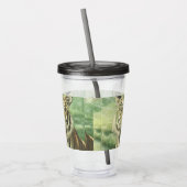 metalen tijger acryl drinkbeker (Links)