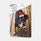 Metalen vierkante decoratie (Voorkant links)