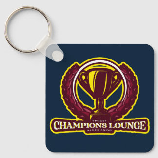 Metalen vierkante Sleutelhanger, 2,25 x 2,25 inch Sleutelhanger