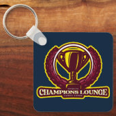 Metalen vierkante Sleutelhanger, 2,25 x 2,25 inch Sleutelhanger (Voorkant)