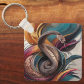 Metalen Vierkante Sleutelhangers (Voorkant)