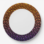 Metalen vierkanten 4 papieren bordje (Voorkant)