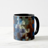 Metalen vierkanten mok (Voorkant rechts)