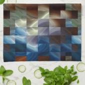 Metalen vierkanten theedoek (Gevouwen)