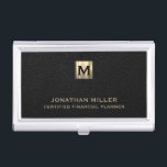 metalen visitekaartje visitekaarthouder<br><div class="desc">Verhoog uw professionele presentatie met deze metalen visitekaartcase, ontworpen voor financiële planners, vermogensbeheerders, financiële adviseurs en zakelijke professionals. Dit hoesje is vervaardigd met hoogwaardige metalen constructie en straalt duurzaamheid en stijl uit. Het geborstelde metalen monogram initiaal logo siert de bovenkant, in harmonie met jouw naam en titel of aangepaste tekst...</div>