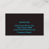 Metalen Visitekaartje voor fabricage en lassen (Achterkant)