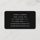 Metalen Visitekaartje voor fabricage en lassen (Achterkant)