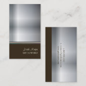 Metalen, visitekaartjes (Voorkant / Achterkant)
