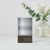 Metalen, visitekaartjes (Staand voorkant)