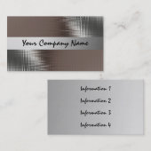 Metalen Visitekaartjes (Voorkant / Achterkant)