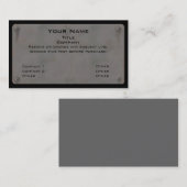 Metalen Visitekaartjes II (Voorkant / Achterkant)