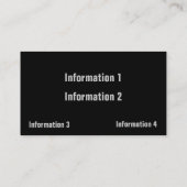 Metalen Visitekaartjes voor kijkcurve (Achterkant)