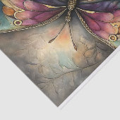 Metalen Vlinder Decoupage Tissuepapier (Detail)