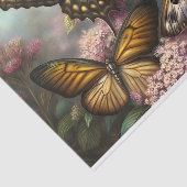 Metalen Vlinders Decoupage Tissuepapier (Detail)