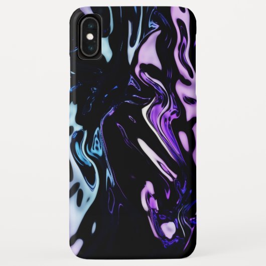 Metalen Vloeistof Ontwerp Case-Mate iPhone Case (Achterkant)