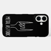 Metalen vork als grappige rots op keukenontwerp Case-Mate iPhone case (Achterkant (horizontaal))