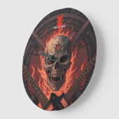 metalen vuurschedel | Ben Elkanar Grote Klok (Hoek)