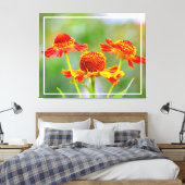 Metalen wandkunst canvas afdruk (Insitu (Slaapkamer))