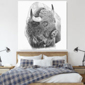Metalen wandkunst canvas afdruk (Insitu (Slaapkamer))