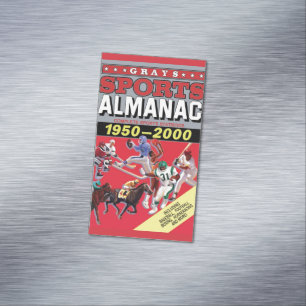 Metalen wandkunst Sport Almanak Magnetisch Visitekaartje